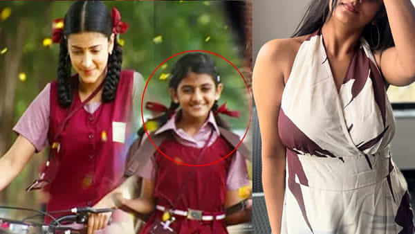 వారెవ్వా..! త్రి సినిమాలో శ్రుతిహాసన్ చెల్లి ఈమేనా.!! ఎంత మారిపోయింది