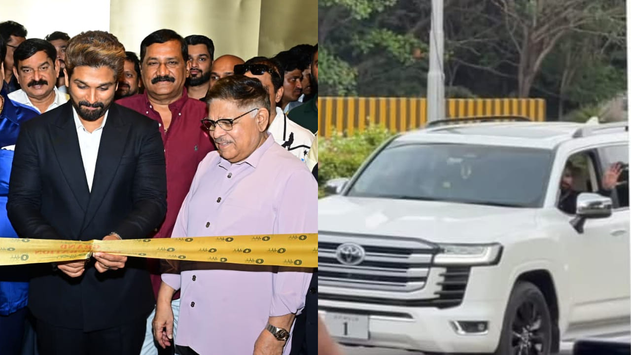Allu Arjun : వైజాగ్లో సందడి చేసిన అల్లు అర్జున్.. బన్నీ ప్రయాణించిన కారు గురించి నెట్టింట చర్చ..