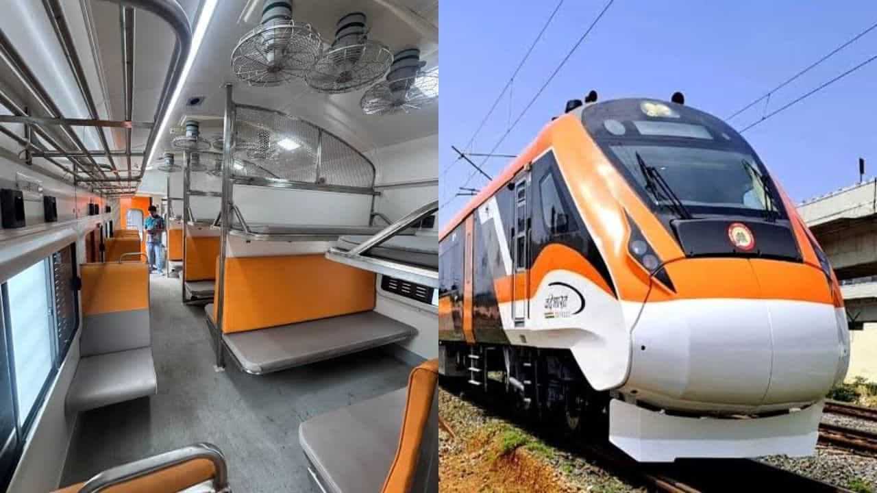 మాకు ఏసీ అవసరం లేదు కాస్త తక్కవ ఖర్చుతో సేఫ్టీ కూడా కావాలి అనుకునే ప్రయాణికులు ఈ ట్రైన్ ఫర్ఫెక్ట్గా ఉంటుంది. ఈ అమృత్ భారత్ ట్రైన్లో రెండు కోచ్లు అందుబాటులో ఉంటాయి. ఒకటి స్లీపర్, మరోకటి జనరల్ నాన్-ఏసీ. అయినప్పటికీ ఈ కోచ్లలో ఆధునిక కుషన్ సీట్లు, మొబైల్ ఛార్జింగ్ పోర్ట్స్, సీల్డ్ గ్యాంగ్వేస్ ఉంటాయి. అంతేకాదు జెర్క్స్ లేకుండా సాఫీగా ప్రయాణించడానికి సెమీ-ఆటోమేటిక్ కప్లర్లు, క్రాష్ ట్యూబ్స్, సీసీటీవీ భద్రత కూడా ఈ ట్రైన్లో ఉంటుంది. .