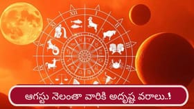 ఆగస్టు నెలంతా వీరికి అదృష్ట దేవత వరాలు! లిస్ట్‌లో మీ రాశి ఉందా..?