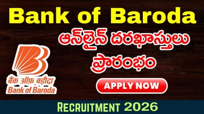 బ్యాంక్ ఆఫ్ బరోడాలో 2,482 ఉద్యోగాలకు దరఖాస్తులు ప్రారంభం