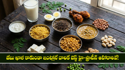 జేబు ఖాళీ కాకుండా ఇంట్లోనే దొరికే బెస్ట్ హై-ప్రొటీన్ ఆహారాలివే!