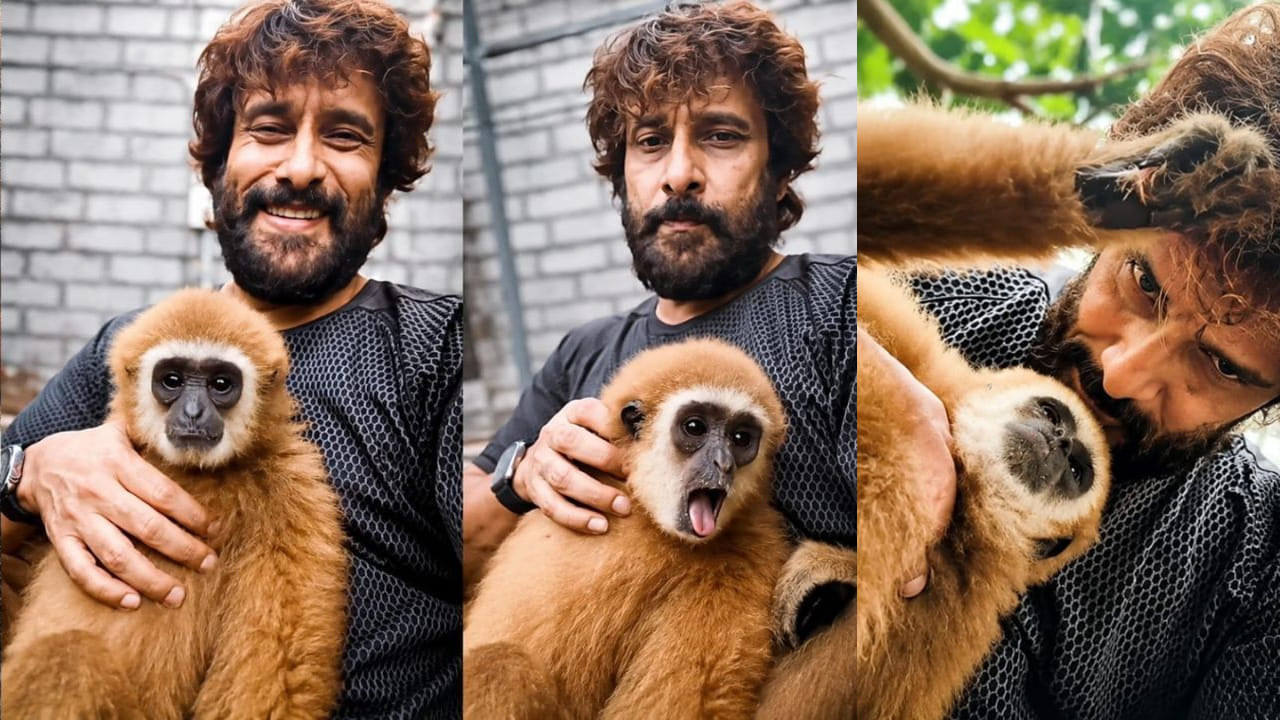 Actor Vikram: కోతితో రీల్స్ చేసి చిక్కుల్లో పడ్డ హీరో విక్రమ్.. నెట్టింట వీడియో దుమారం.. చివరకు ఏమైందంటే?