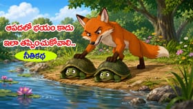 అనుకోని ప్రమాదం ఎదురైతే ఇలా తప్పించుకోండి.. తెలివైన తాబేళ్లు కథ