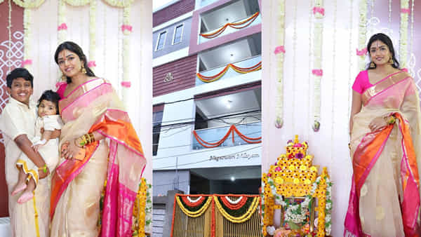 Tollywood: కొత్తింట్లోకి అడుగుపెట్టిన టాలీవుడ్ హీరోయిన్.. ఫ్యామిలీతో కలిసి గృహ ప్రవేశం.. ఫోటోస్ వైరల్..