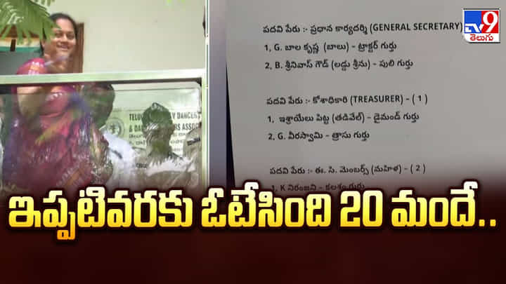 టాలీవుడ్ డాన్సర్స్ అసోసియేషన్ బై ఎలక్షన్స్: ఇప్పటివరకు ఓటేసింది 20 మందే.. టాలీవుడ్ డాన్సర్స్ అసోసియేషన్ బై ఎలక్షన్స్: ఇప్పటివరకు ఓటేసింది 20 మందే..