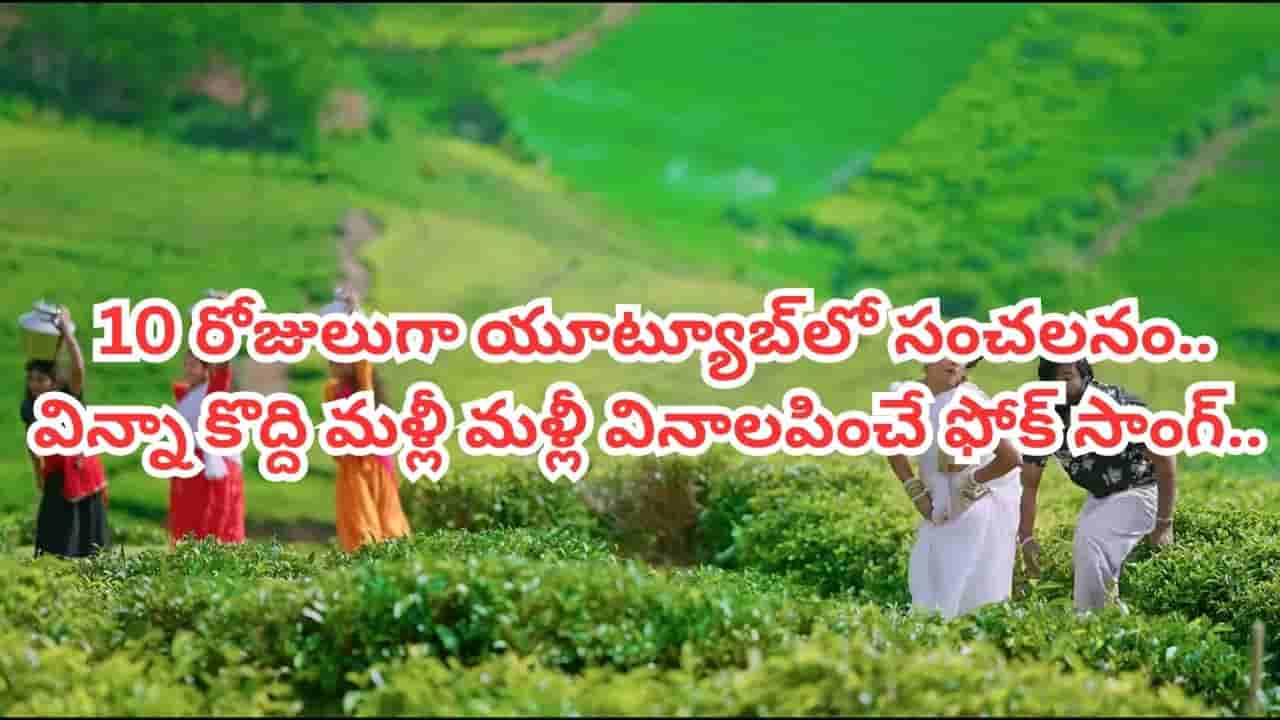Folk Song : పది రోజుల్లో 50 లక్షల వ్యూస్.. యూట్యూబ్ను షేక్ చేస్తున్న ఫోక్ సాంగ్.. ఎక్కడ విన్నా ఇదే పాట..