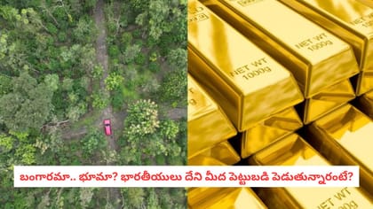బంగారమా.. భూమా? భారతీయులు దేని మీద పెట్టుబడి పెడుతున్నారంటే?