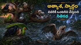 అత్యాశ, స్వార్ధం చివరికి ఒంటరిని చేస్తుంది.. అడవిలో భారీ వర్షం కథ