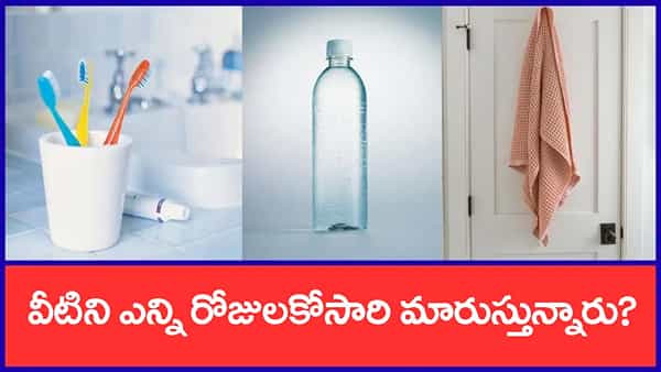 రోజూ వాడే వీటిని ఎన్ని రోజులకోసారి మారుస్తున్నారు? లైట్ తీసుకుంటే మీకే నష్టం