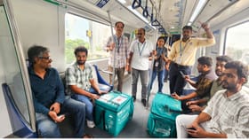 ట్రాఫిక్‌ను దాటుకుని.. మృత్యువుపై గెలిచి Hyd మెట్రో రేర్ రికార్డ్