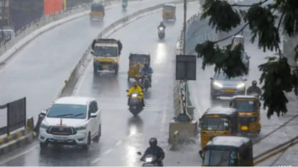 హైదరాబాద్‌లోని పలు ప్రాంతాల్లో కురుస్తున్న వర్షం