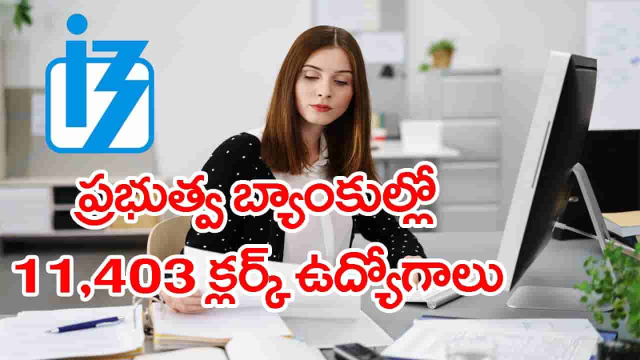 ప్రభుత్వ బ్యాంకుల్లో 11 వేలకుపైగా Clerk ఉద్యోగాలు.. IBPS ఆన్లైన్ దరఖాస్తులు ప్రారంభం