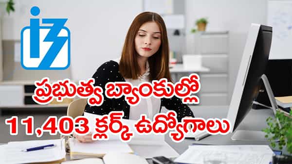 ప్రభుత్వ బ్యాంకుల్లో 11 వేలకుపైగా Clerk ఉద్యోగాలు.. IBPS ఆన్లైన్ దరఖాస్తులు ప్రారంభం