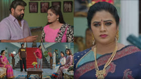 గుడిలో ఎదురుపడ్డ రామరాజు, భద్రావతి.. గుండెలు బాదుకున్న వల్లి..