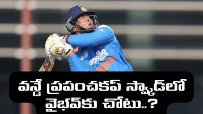 2027 వన్డే ప్రపంచకప్ జట్టులో వైభవ్‌కు చోటు.. ఓపెనర్లుగా ఎవరంటే?