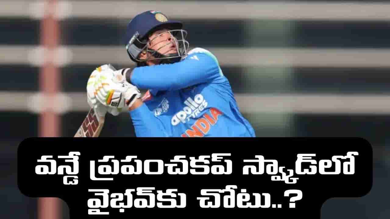 ఫ్యాన్స్కు గుడ్న్యూస్.. 2027 వన్డే ప్రపంచకప్ జట్టులో వైభవ్కు చోటు.. ఓపెనర్లుగా ఎవరంటే?