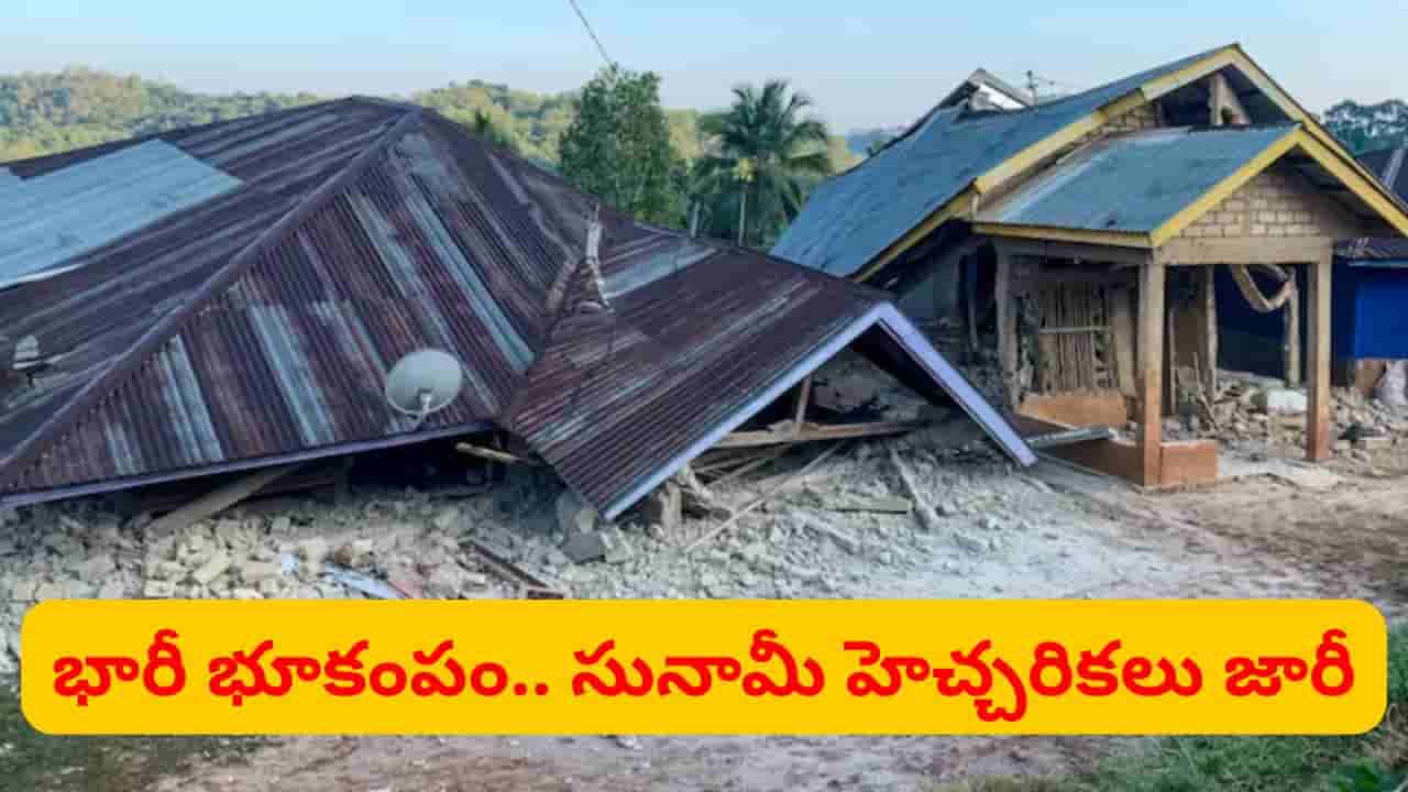 ఇండోనేషియాలో భారీ భూకంపం.. ఇళ్ల నుంచి పరుగులు తీసిన ప్రజలు.. సునామీ హెచ్చరికలు జారీ