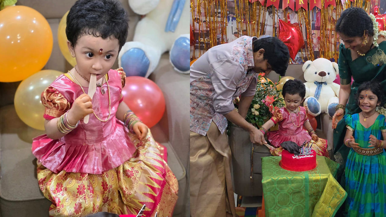 Jabardasth Rakesh: ‘జబర్దస్త్’ కపుల్ రాకేష్- సుజాతల కూతురును చూశారా? ఖ్యాతిక బర్త్‌ డే సెలబ్రేషన్స్ ఫొటోస్ | Jabardasth Couple Rakesh And Sujathas Daughter Birthday Celebrations Photos Goes Viral
