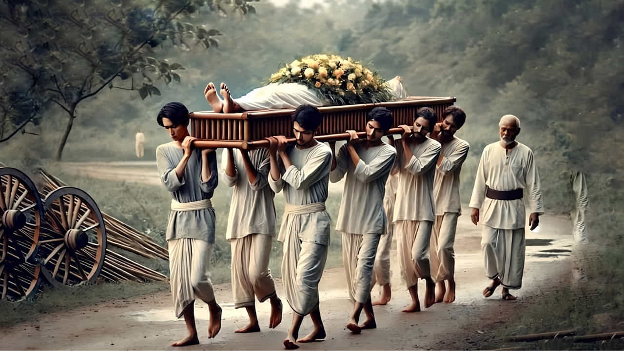 మరణానికి ముందు వచ్చే సంకేతాలు: గరుడ పురాణం ప్రకారం మరణం ఆకస్మికంగా రాదు; అది ఒక ప్రక్రియ. మరణానికి కొన్ని గంటల ముందు మనిషికి తన సొంత నీడ కనిపించదు, లేదా తల లేని నీడ కనిపిస్తుంది. అద్దంలో ప్రతిబింబం వికృతంగా కనిపిస్తుంది. సూర్యచంద్రులు రెండుగా కనిపించడం, చుట్టూ ఎవరూ లేకపోయినా చనిపోయిన బంధువులు కనిపిస్తూ పిలుస్తున్నట్లు భ్రమ కలగడం వంటివి జరుగుతాయి.