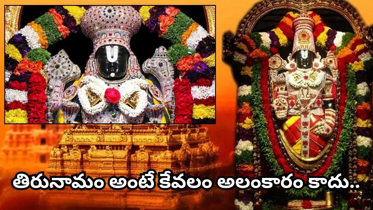 శ్రీవారికి మూడు నామాలు ఎందుకు? తిరుమల వెంకటేశ్వరుడి తిరునామం వెనుక ఉన్న ఆధ్యాత్మిక విశిష్టత ఇదే!