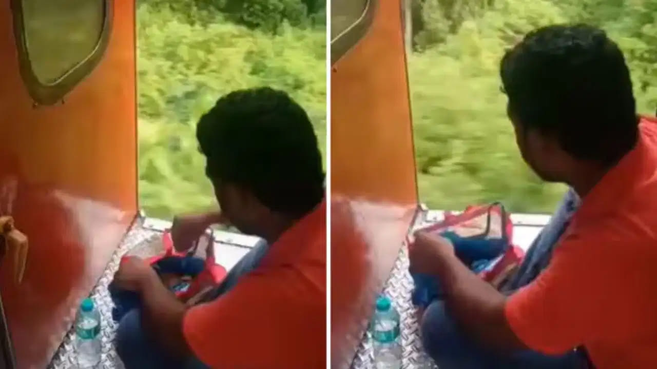 Viral Video: పచ్చదనం కోసం రైలు ప్రయాణికుడి తపనకు నెటిజన్లు ఫిదా!