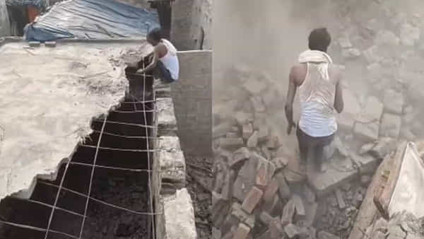 Viral Video: పాత బిల్డింగ్ పడగొడుతుండగా ఊహించని ప్రమాదం.. చివరికి షాకింగ్ ట్విస్ట్!