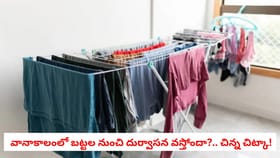 వానాకాలంలో బట్టల నుంచి దుర్వాసన వస్తోందా?.. చిన్న చిట్కా!