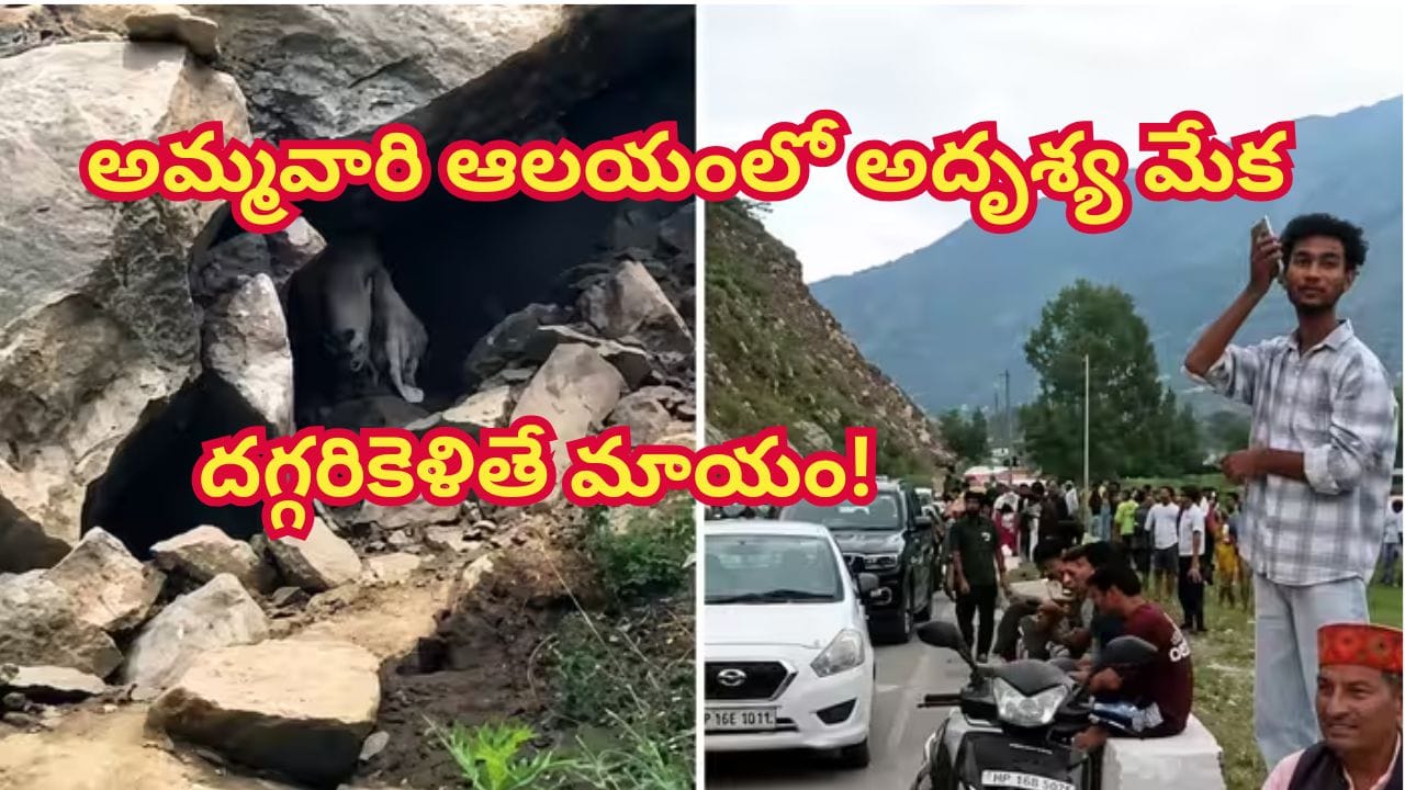 అమ్మవారి ఆలయంలో అదృశ్య మేక.. మూడు నెలలుగా ఒకే చోట ప్రత్యక్షం..? దగ్గరికెళితే మాయం!