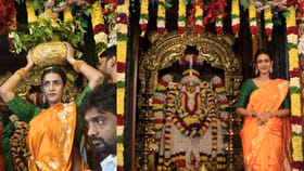 మహంకాళి అమ్మవారిని దర్శించుకున్న మెగా డాటర్