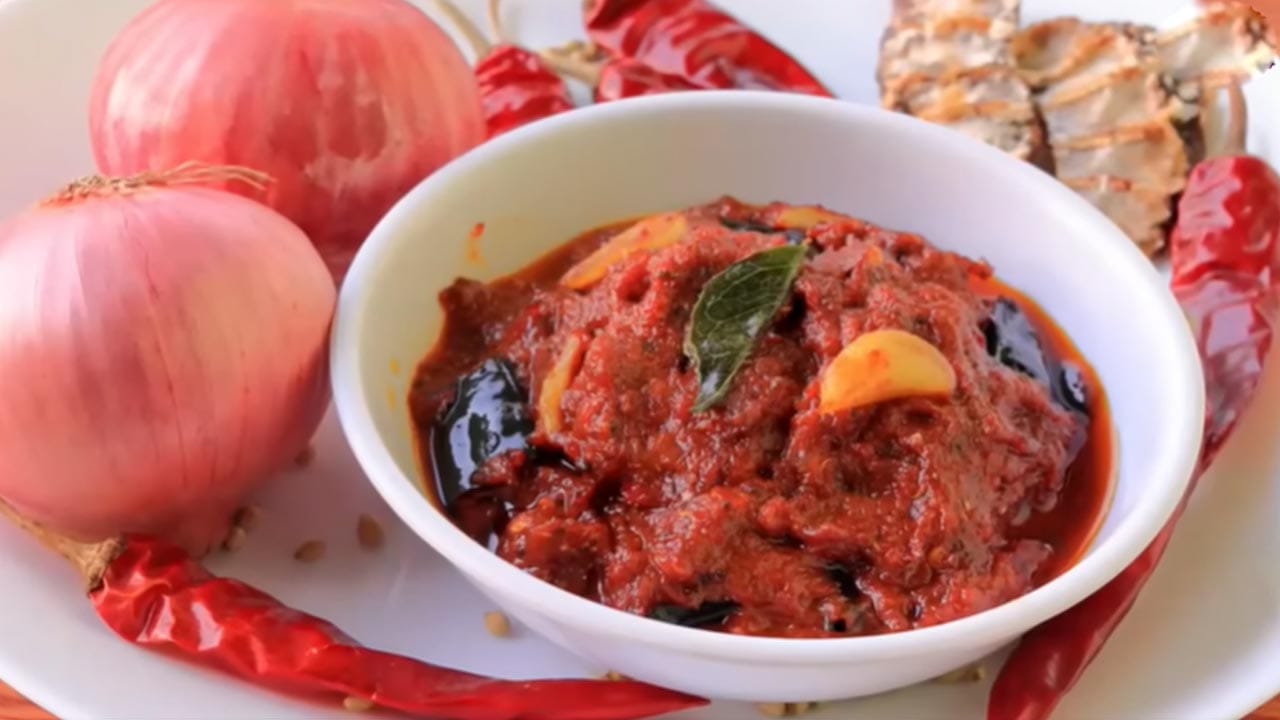 Onion Pachadi 1
