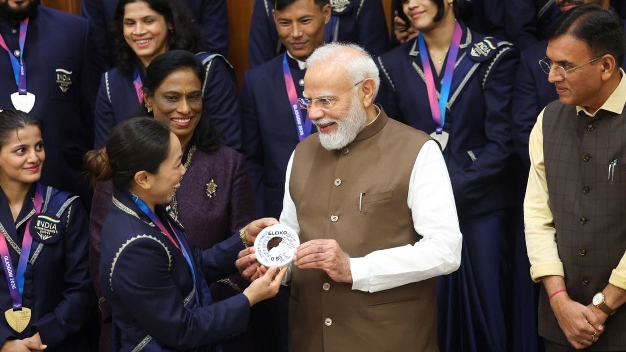 Pm Narendra Modi, Cwg 2026 Medallists