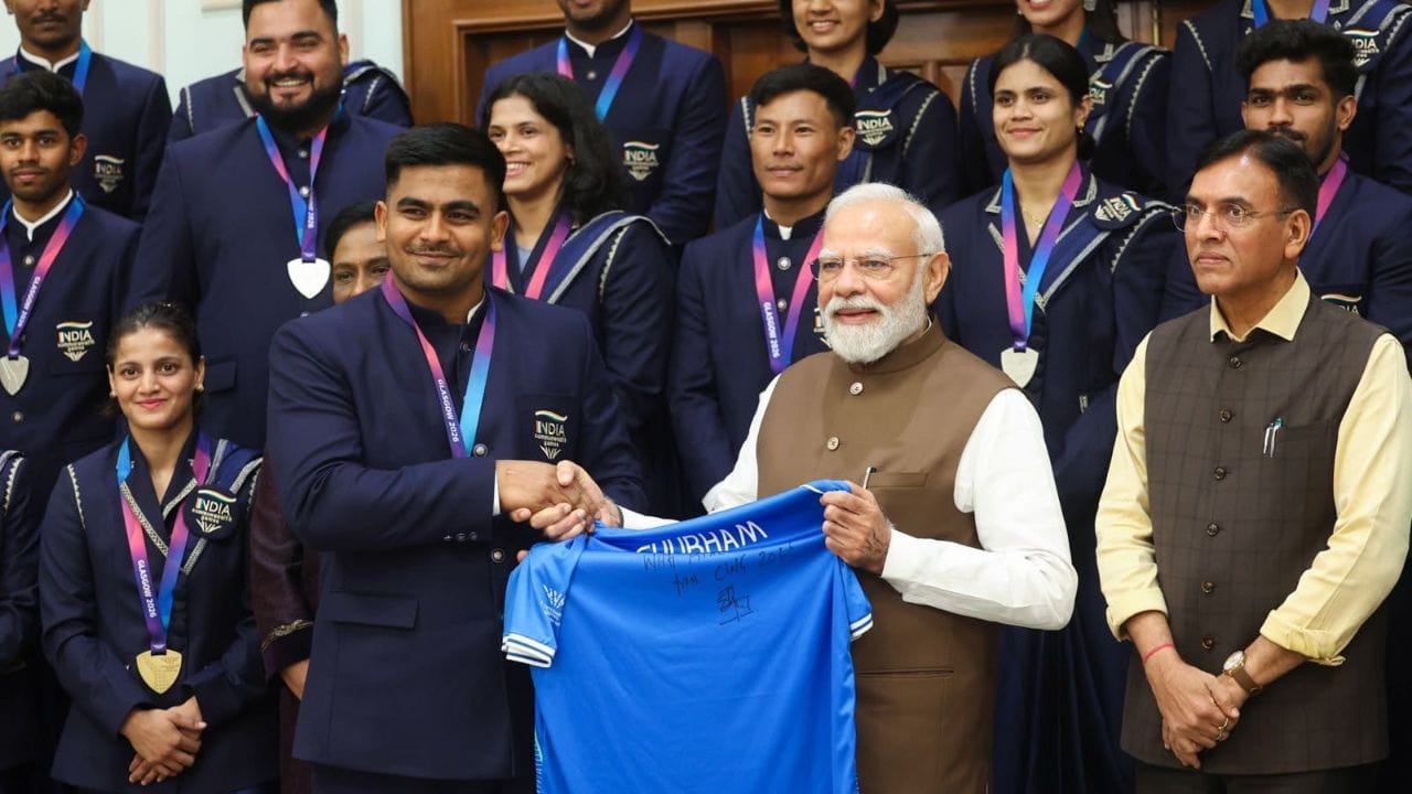 Pm Narendra Modi, Cwg 2026 Medallists