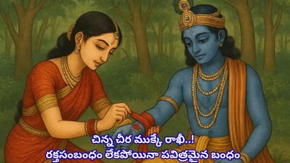 కృష్ణుడికి ద్రౌపది చీర ముక్క ఎందుకు కట్టింది? ఈ కథలో దాగిన..