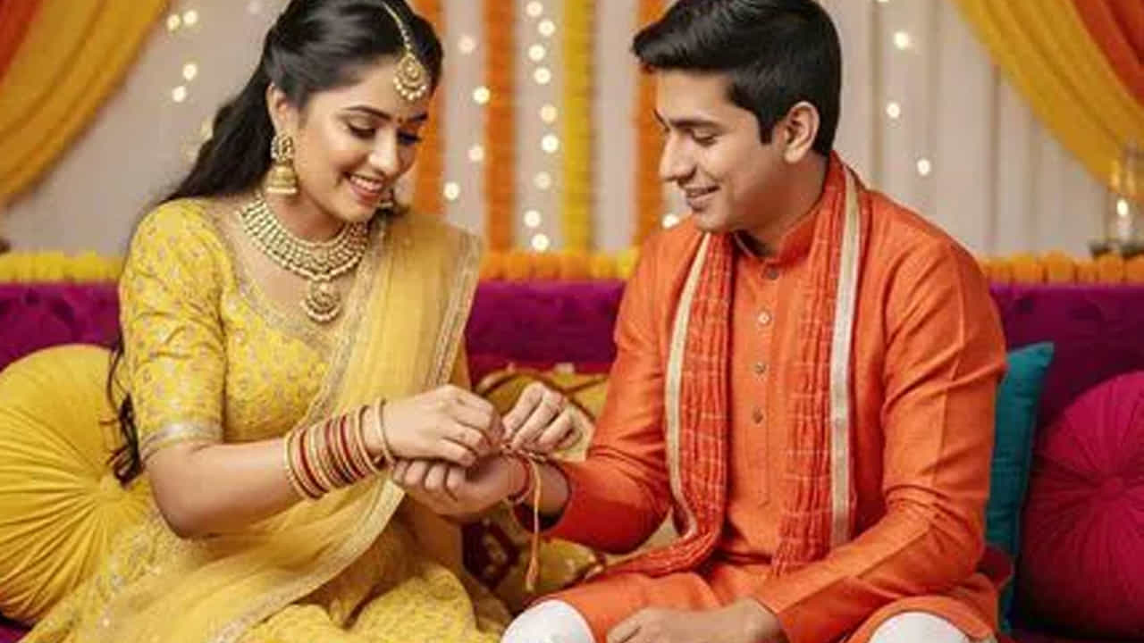  చాలా సాధారణంగా భారతీయ రూపంలో అందమైన ఫొటో క్రియేట్ చేయాలి అనుకుంటే ఈ ప్రాంప్ట్ సెట్ అవుతుంది. Prompt: “Create a realistic traditional Raksha Bandhan portrait from this photo. Keep the original faces and identity exactly the same. Give the sister an elegant saree with traditional jewellery and the brother a sophisticated kurta. Add a beautiful festive Indian home background, Rakhi thali, flowers, diyas and soft natural lighting. Keep the overall look warm, authentic and elegant.”