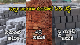 ఎర్ర ఇటుక, సిమెంట్ ఇటుక, ఫ్లైయాష్ బ్రిక్.. ఏది మంచిది?