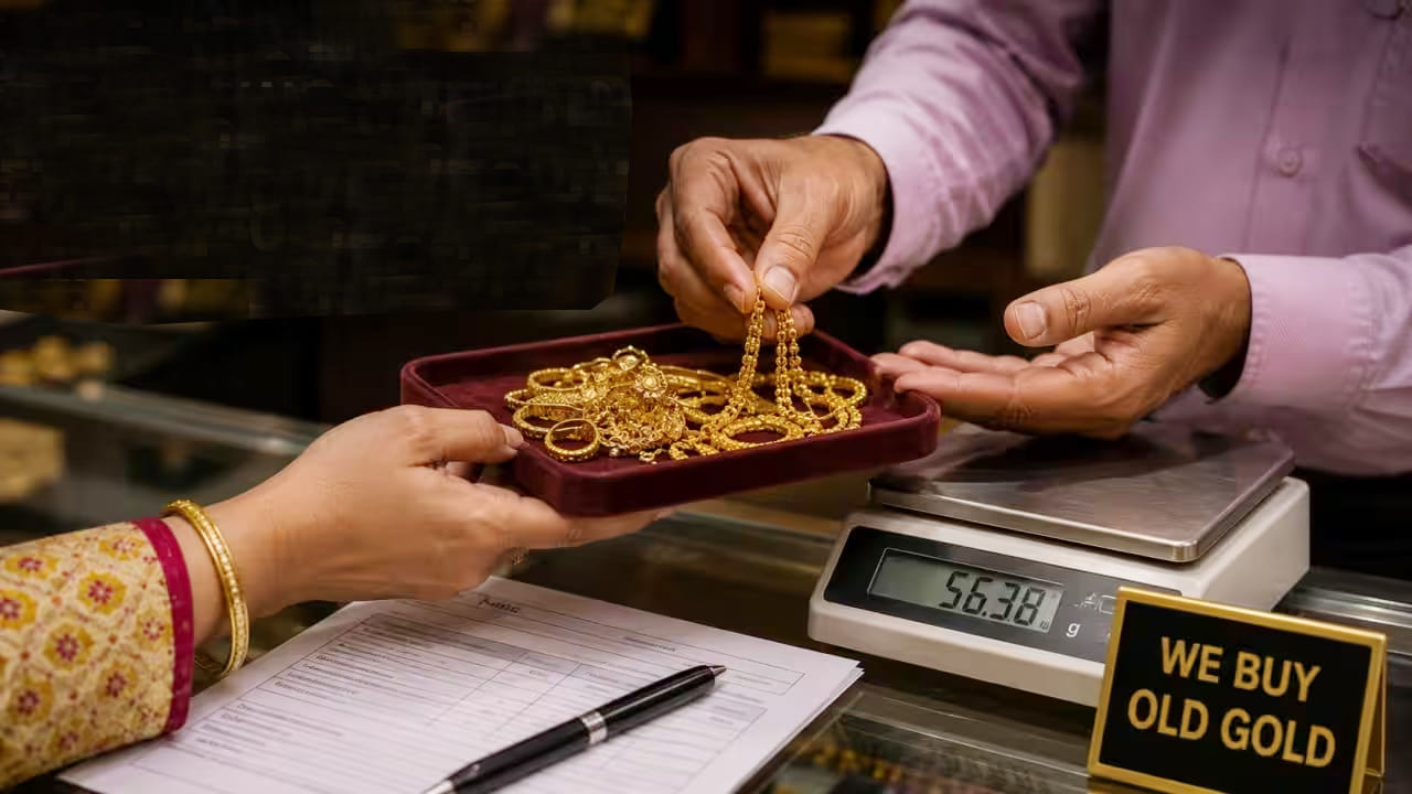 Old Gold Selling: బులియన్ మార్కెట్లో బంగారం ధరలు అన్ని రికార్డులను బద్దలు కొట్టి, 10 గ్రాములకు రూ. 1.63 లక్షలు దాటింది. ప్రస్తుతం ధరలు అనూహ్య స్థాయికి చేరుకున్నాయి. కేవలం ఆగస్టు నెలలోనే బంగారం ధర 14 శాతానికి పైగా విపరీతంగా పెరిగింది. బంగారం ధర ఈ విధంగా ఆకాశాన్నంటడంతో, ఆభరణాల మార్కెట్లో భారీ కలకలం రేగింది. సాధారణ వినియోగదారుల నుండి పెద్ద పెట్టుబడిదారుల వరకు ప్రతి ఒక్కరూ ఆశ్చర్యపోయారు. రికార్డు స్థాయి ధరల నడుమ, భారతీయ గృహాలలో ఒక ప్రధానమైన మార్పు కనిపిస్తోంది. ప్రజలు ఇప్పుడు కొత్త బంగారం కొనడానికి బదులుగా, తరతరాలుగా తమ ఇళ్లలో భద్రపరిచిన పాత బంగారాన్ని బయటకు తీస్తున్నారు. పాత బంగారానికి బదులుగా నగదు తీసుకునే వ్యాపారంలో ఆగస్టు నెలలో ఏకంగా 20 శాతం పెరుగుదల కనిపించిందని నివేదికలు సూచిస్తున్నాయి. గతేడాది ఇదే సమయానికి ఇది కేవలం 5 శాతంగా ఉండేది. ఈ ఆకస్మిక పెరుగుదల మార్కెట్ నిపుణులను సైతం ఆశ్చర్యానికి గురిచేసింది.