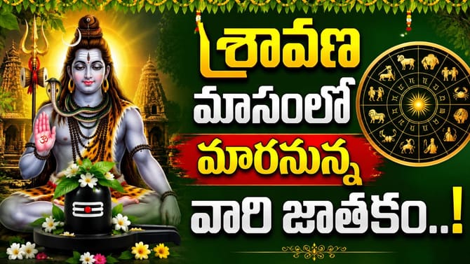 శ్రావణ మాసంలో ఆ రాశులకు అదృష్టం..! సిరిసంపదలు, భోగభాగ్యాలు