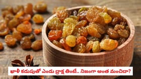 ఖాళీ కడుపుతో ఎండు ద్రాక్ష తింటే.. నిజంగా అంత మంచిదా?