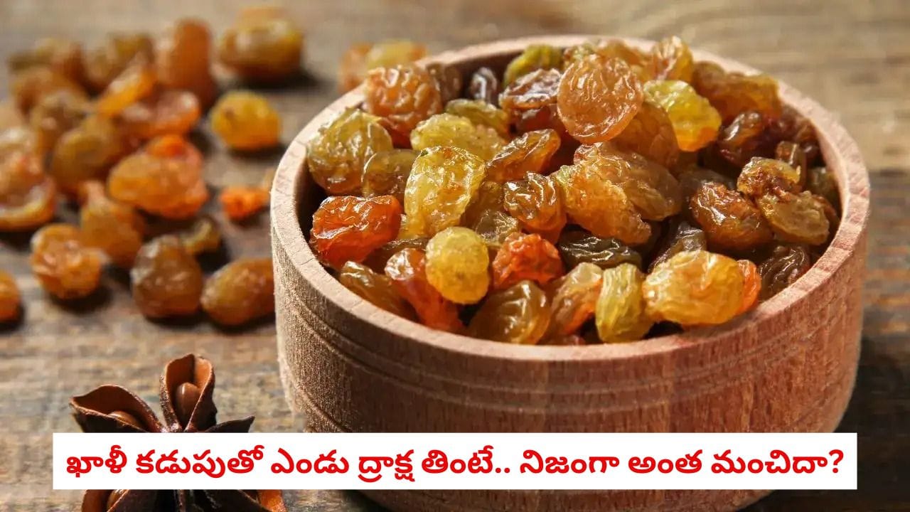Soaked Raisins Benefits: డ్రై ఫ్రూట్స్లో దీన్ని మాత్రం మర్చిపోవద్దు.. నానబెట్టిన ఎండు ద్రాక్ష ఎందుకు స్పెషల్ అంటే!