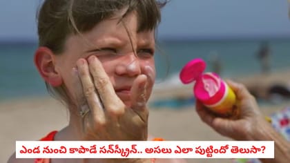 ఎండ నుంచి కాపాడే సన్‌స్క్రీన్.. అసలు ఎలా పుట్టిందో తెలుసా?
