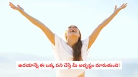 ఉదయాన్నే ఈ ఒక్క పని చేస్తే మీ అదృష్టం మారుతుంది!