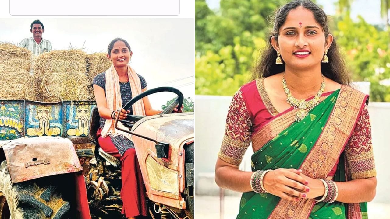 Jhansi: టెక్ జాబ్ వదిలి ట్రాక్టర్ స్టీరింగ్ పట్టి.. పాటలతో పంటకు ప్రాణం పోస్తున్న రైతు బిడ్డ!