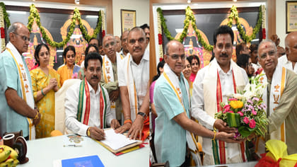 ఎస్వీబీసీ ఛైర్మన్‌గా బాధ్యతలు చేపట్టిన శ్రీధర్ వర్మ..
