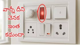 స్విచ్‌ బోర్డులో రెడ్ లైట్ ఎదుందుకు ఉంటుందో తెలుసా? ఊహించలేరు