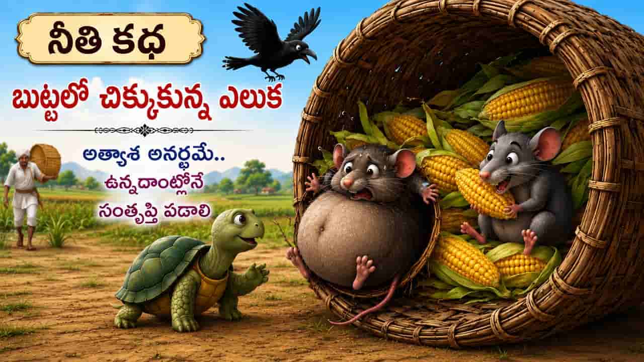 Moral Story: అత్యాశ అనర్ధమే.. ఉన్నదాంట్లోనే సంతృప్తి చెందాలి.. బుట్టలో చిక్కుకున్న ఎలుక కథ