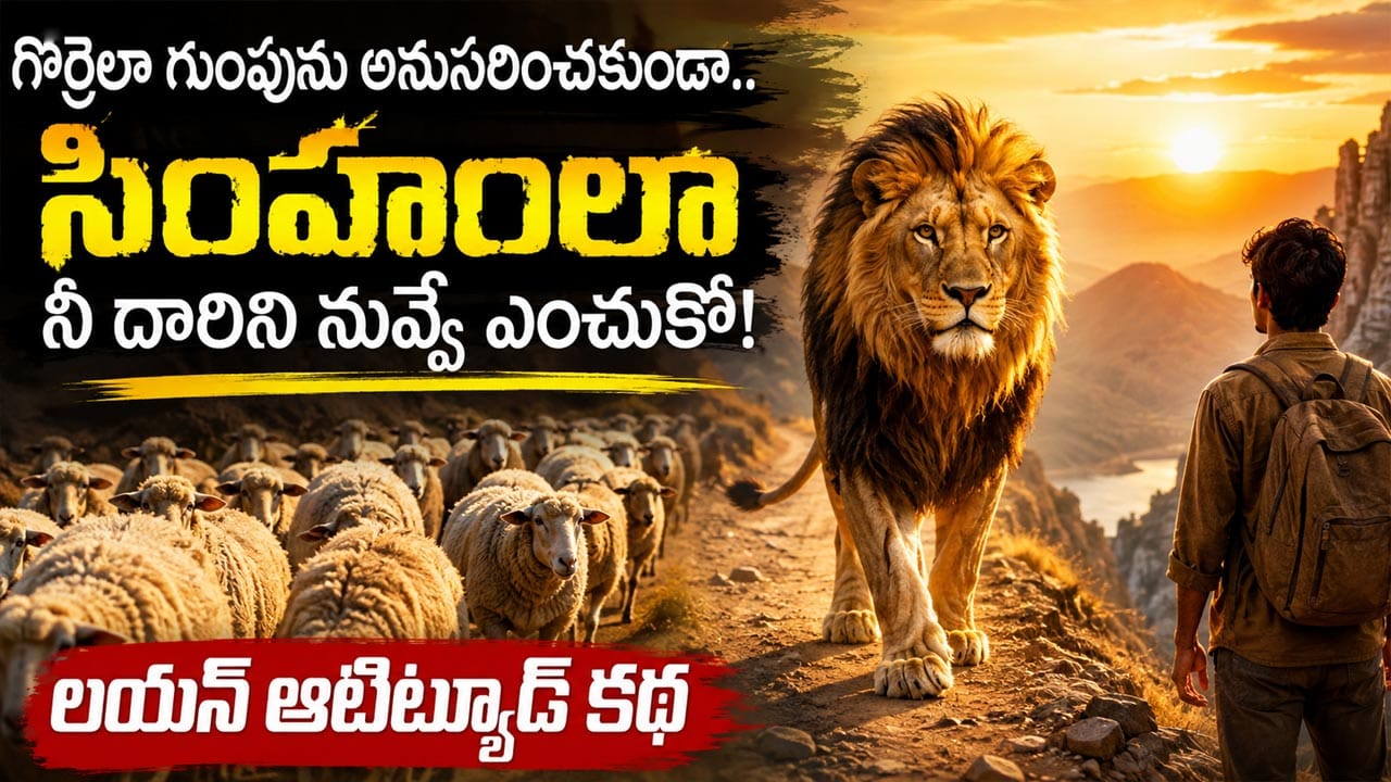 Life Lesson Story: 'గొర్రెలా గుంపును అనుసరించకుండా.. సింహంలా నీ దారిని నువ్వే ఎంచుకో..' మీ ఆలోచనను మార్చే కథ