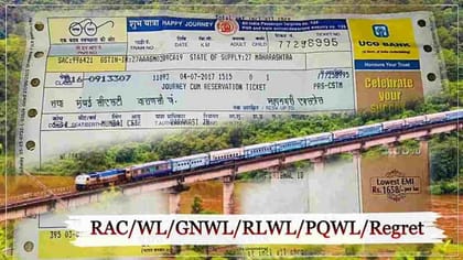 రైల్వే టికెట్‌లో GNWL, RLWL, PQWL మధ్య తేడా ఏంటి?