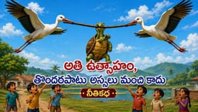 ఓపిక లేకుండా నోరు జారితే చివరికి దక్కేది ఇదే.. తాబేలు - కొంగల కథ
