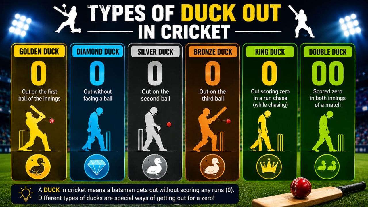 Types Of Ducks In Cricket